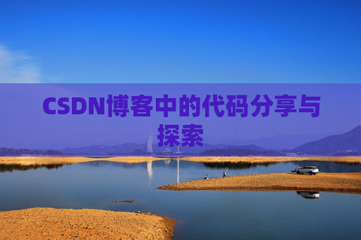 CSDN博客中的代码分享与探索